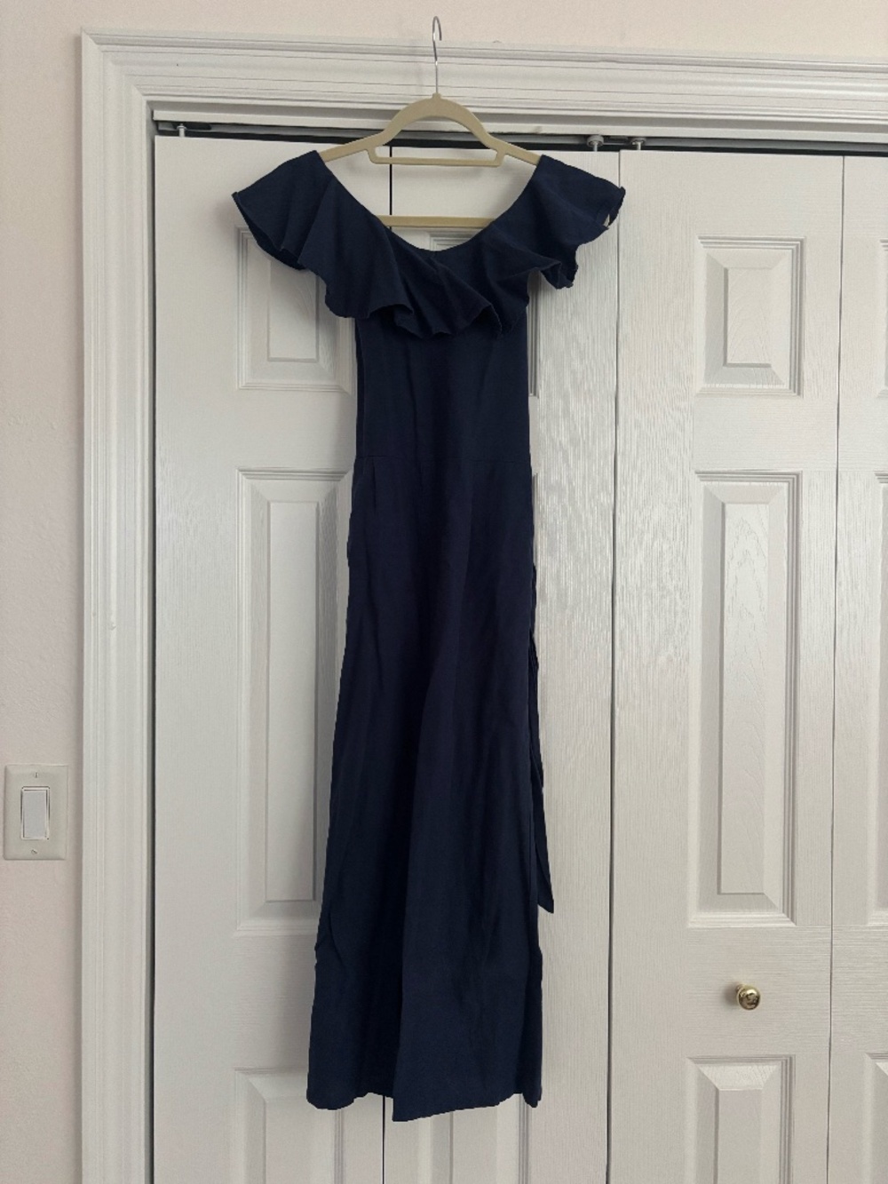Habitual Kids 12 Navy Denim Jumpsuit